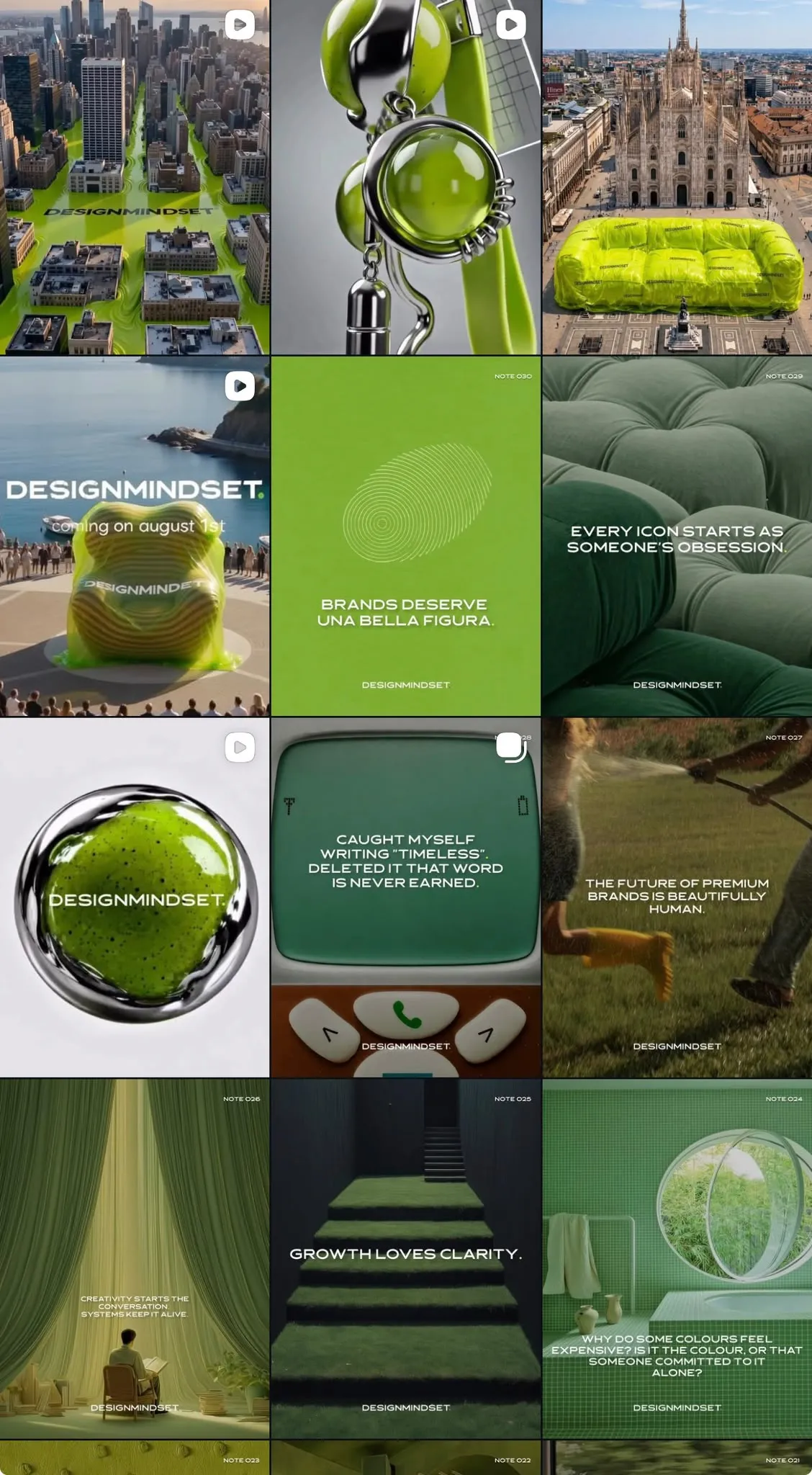 Brand identity and graphic design work by DesignMindset