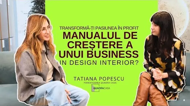 Quadra Casa × Tatiana Popescu case study film by DesignMindset